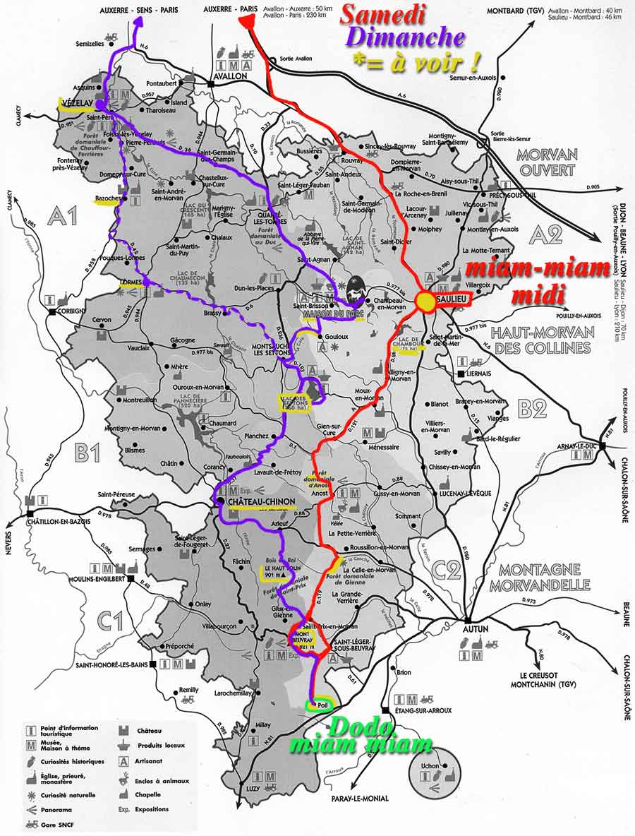 road book itinéraire